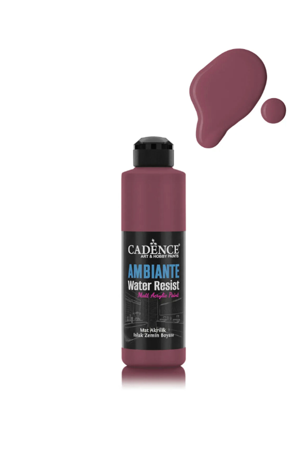 Ambiante Islak Zemin Boyası AW34 Bordo 250ML + Katalizör 10GR