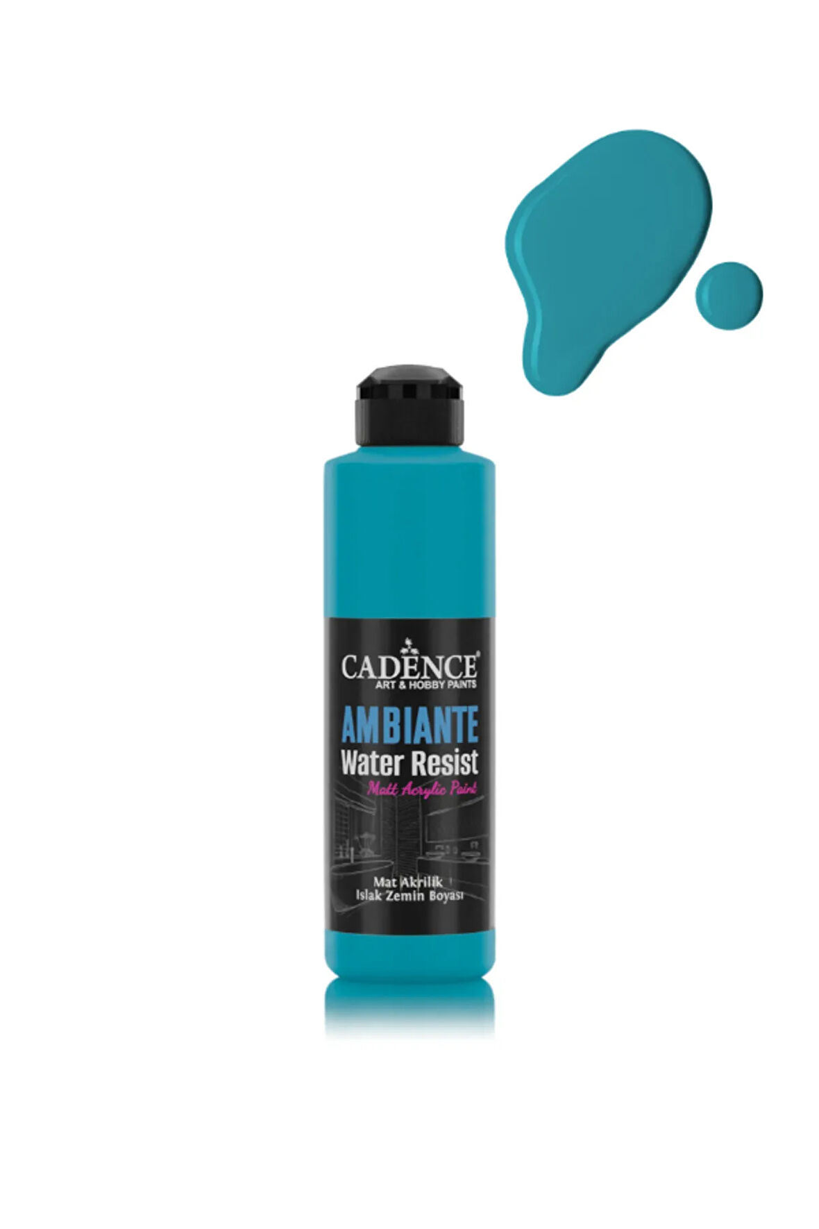 Ambiante Islak Zemin Boyası AW40 Turkuaz 250ML + Katalizör 10GR