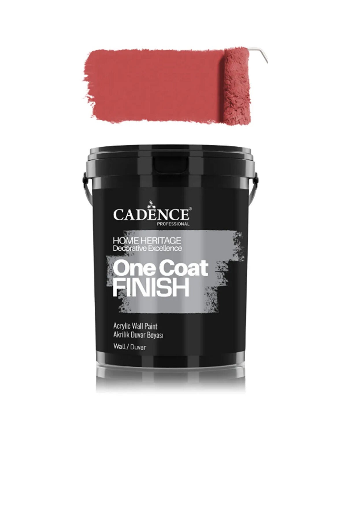 OCF07 Lava Kırmızı Akrilik Duvar Boyası - One Coat Finish 2.5LT