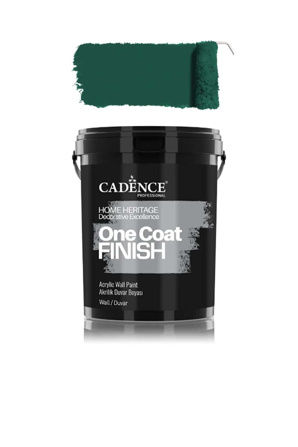 OCF19 Zümrüt Yeşil Akrilik Duvar Boyası - One Coat Finish 2.5LT