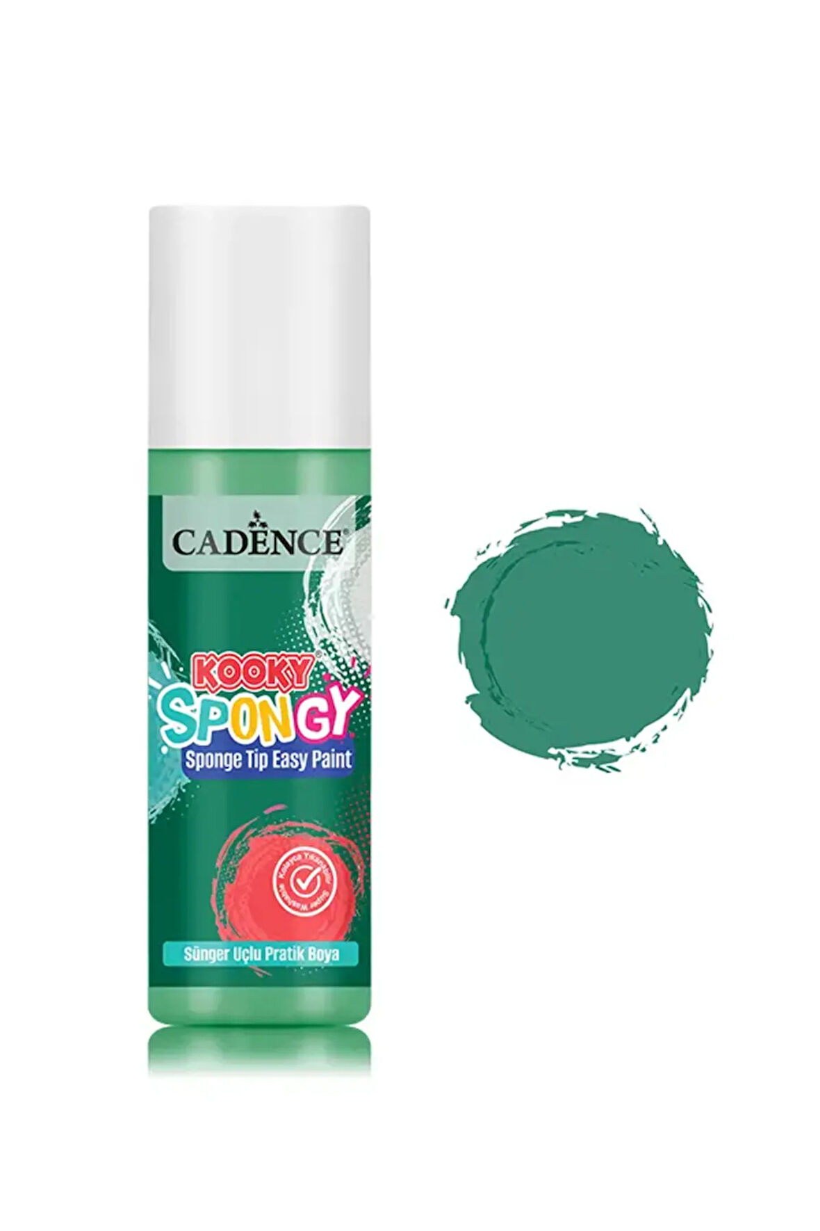 SPN08 Yeşil Spongy Sünger Uçlu Pratik Boya 100ML