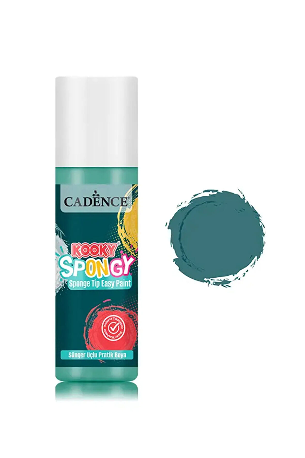 SPN09 Turkuaz Spongy Sünger Uçlu Pratik Boya 100ML
