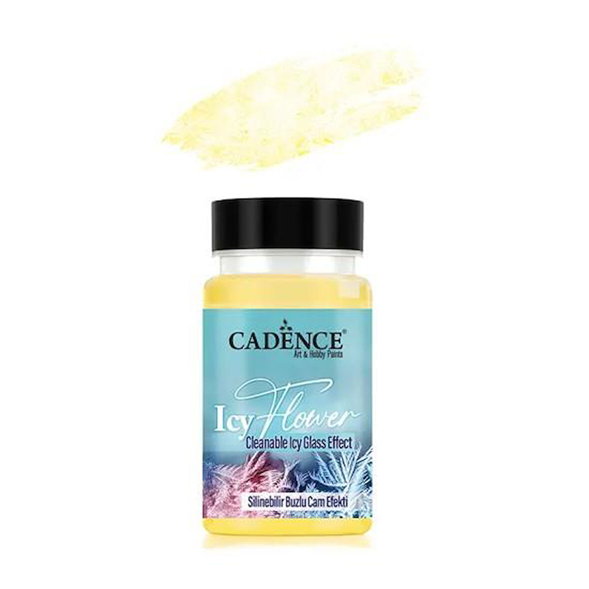 ICY FLOWER SİLİNEBİLİR BUZLU CAM EFEKTİ IF-02 SARI 90ML
