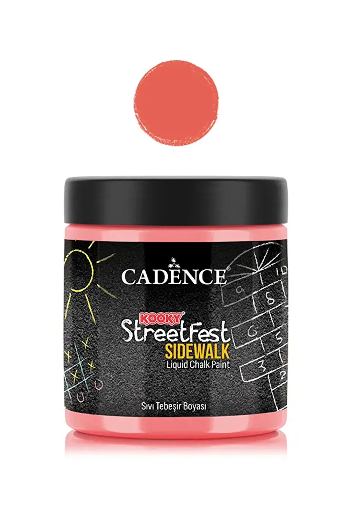 SF04 Kırmızı Sıvı Tebeşir Boyası 250ML - Cadence Kooky Streetfest