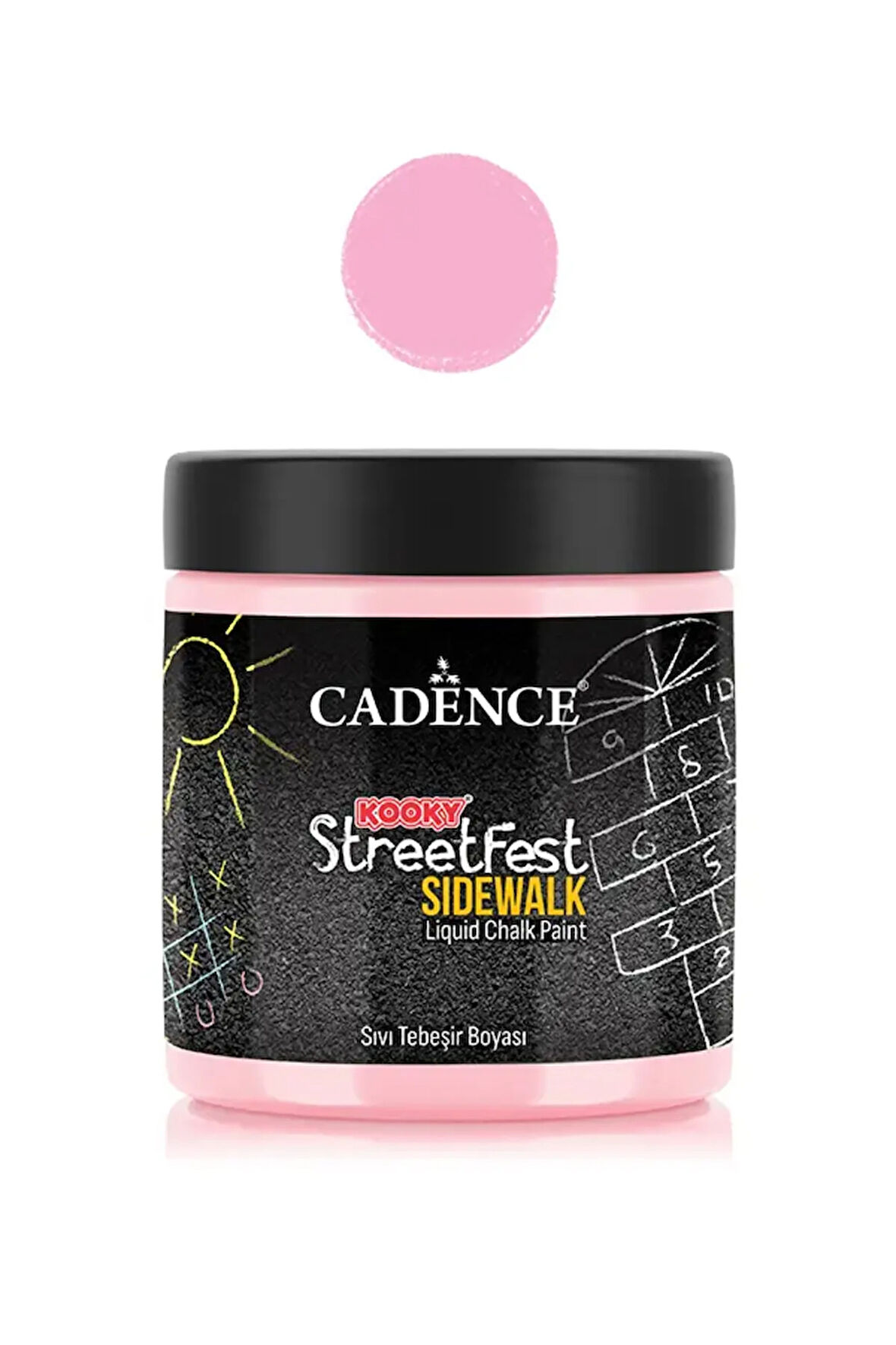 SF05 Pembe Sıvı Tebeşir Boyası 250ML - Cadence Kooky Streetfest
