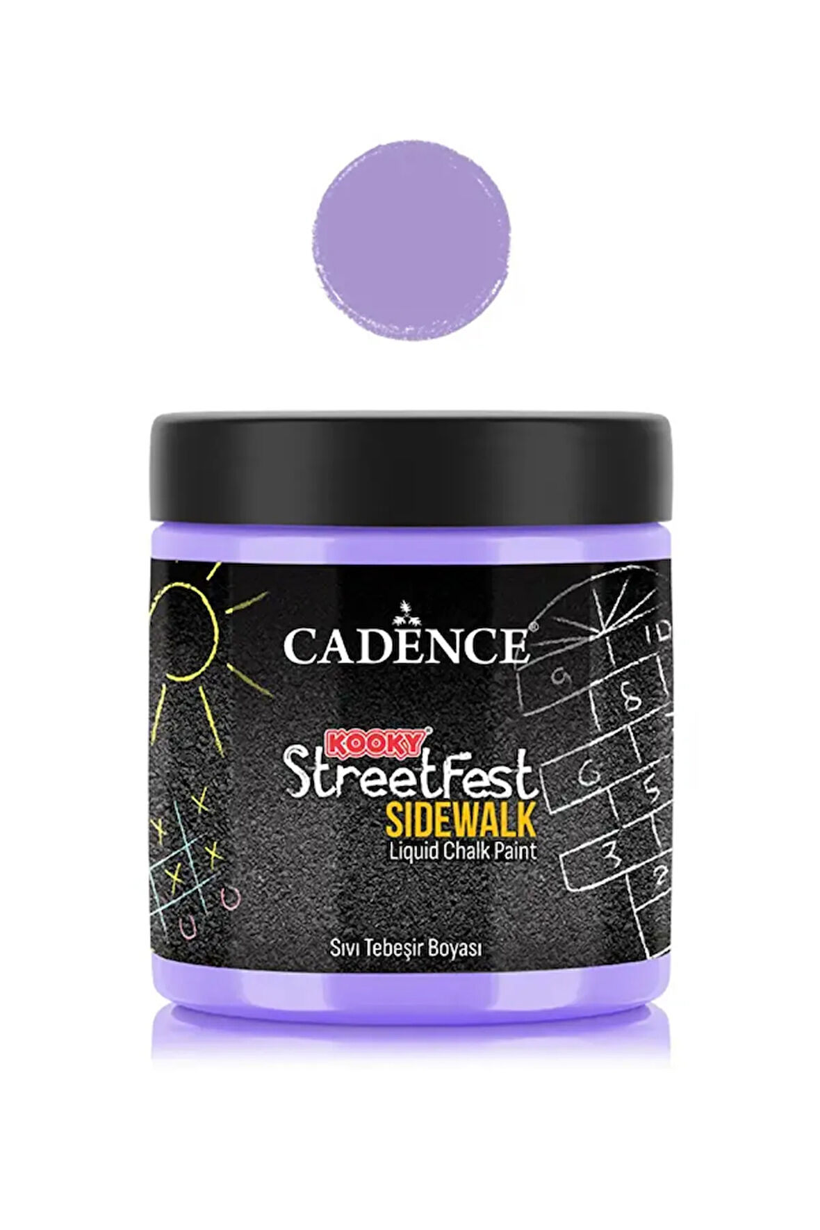 SF06 Mor Sıvı Tebeşir Boyası 250ML - Cadence Kooky Streetfest