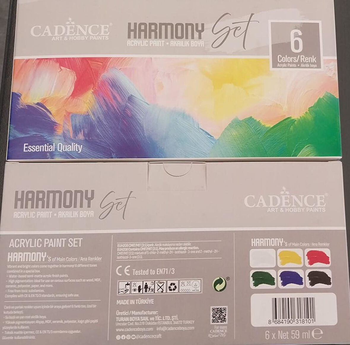 HARMONY AKRİLİK 6'LI SET 59ML