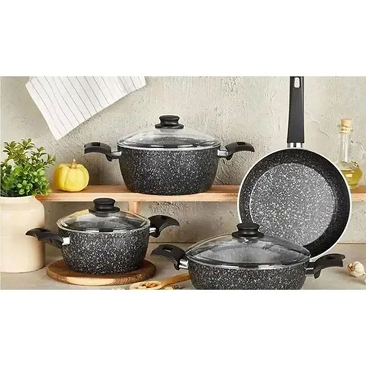 CEM GRANİT TENCERE TAKIMI