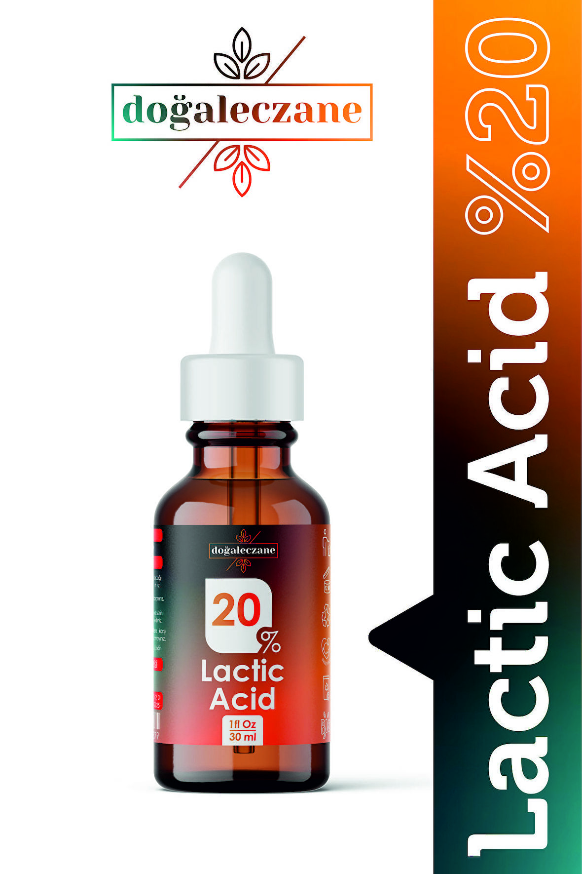 Sivilce Çukurları Giderme Laktik Asit %20 | Lactic Acid Peeling 30 ml