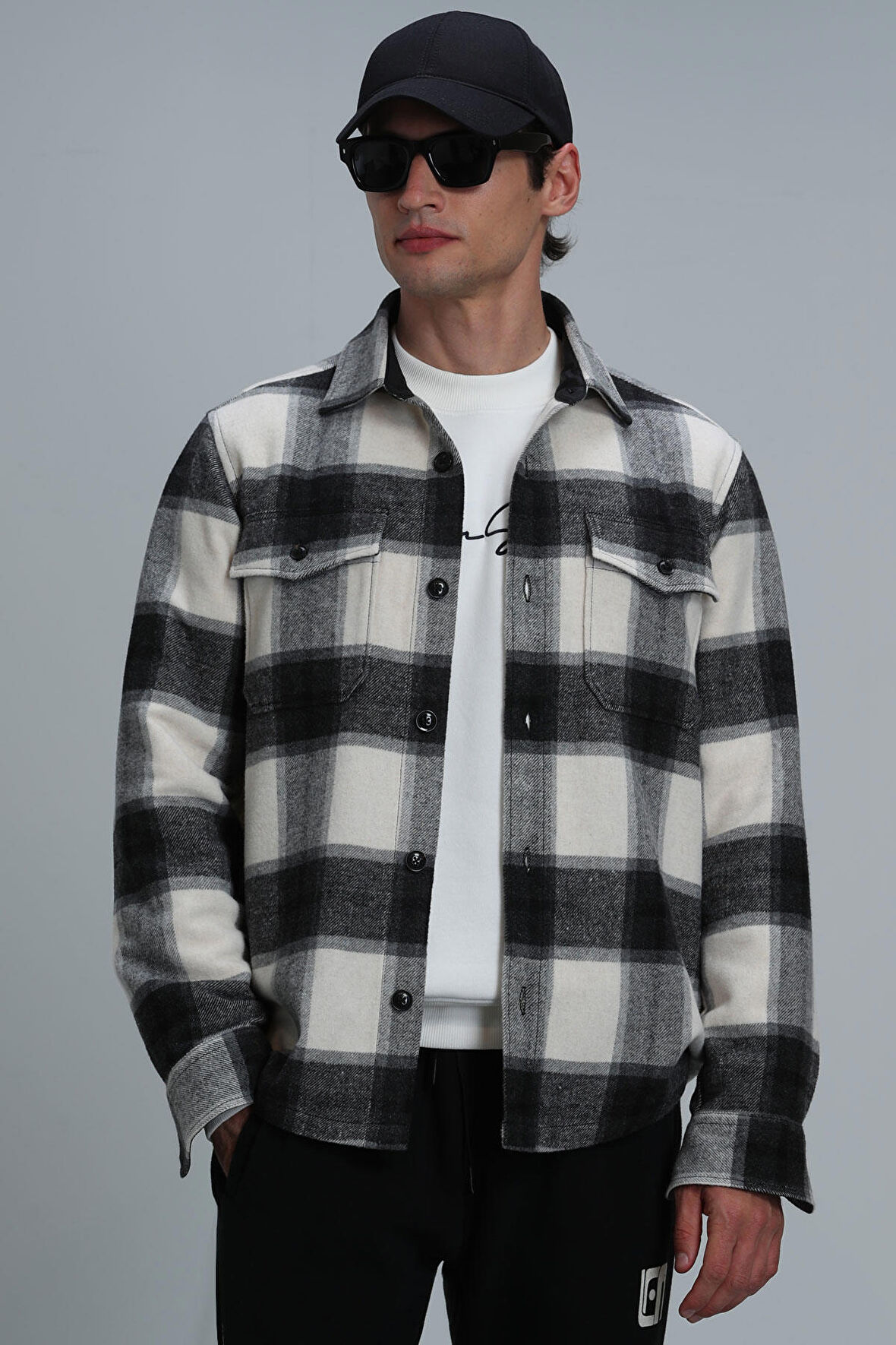 Farmer Erkek Basic Gömlek Comfort Slim Fit Siyah