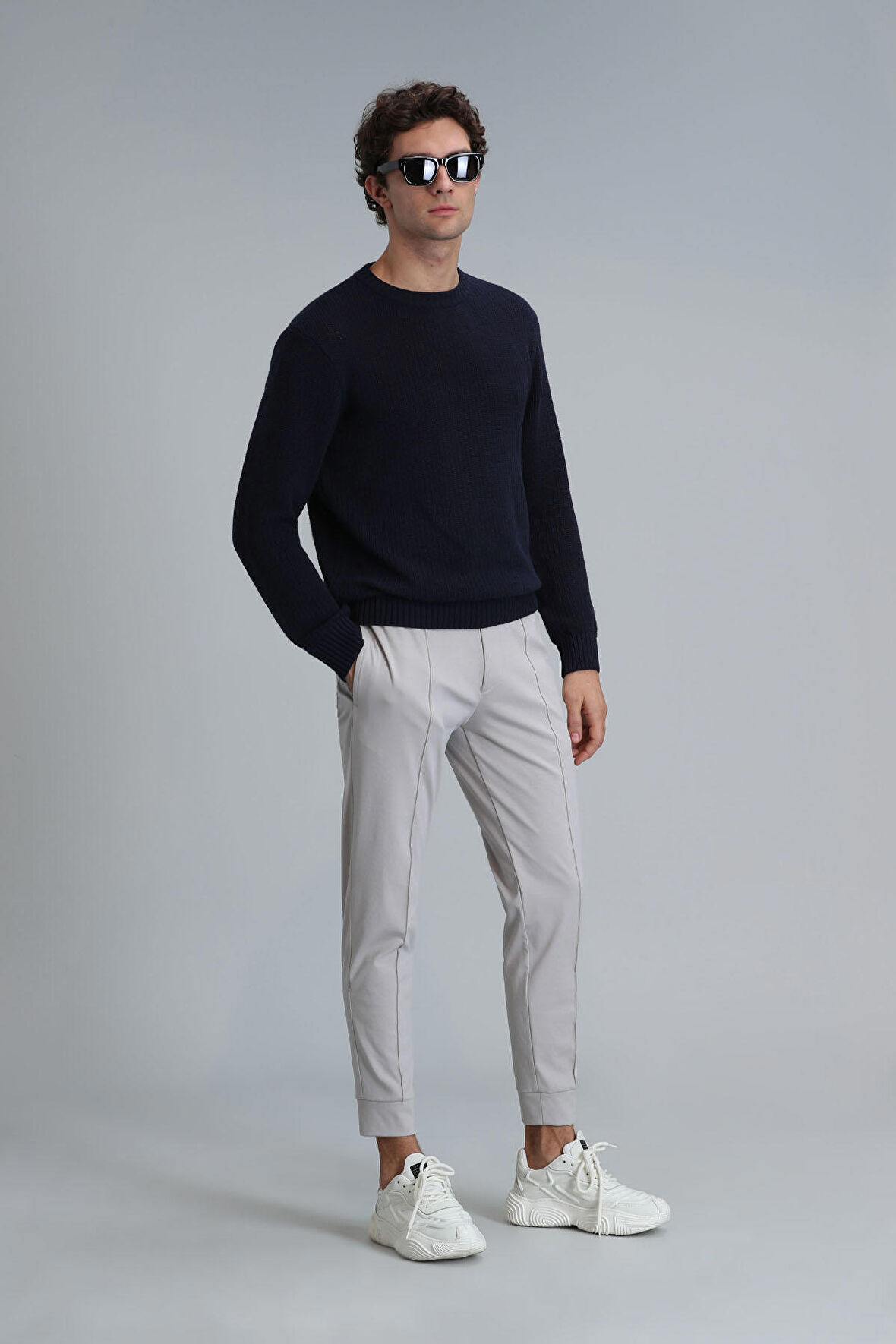 Lufian Erkek Pito Jogger Tailored Fit Pantolon 111190330 Taş