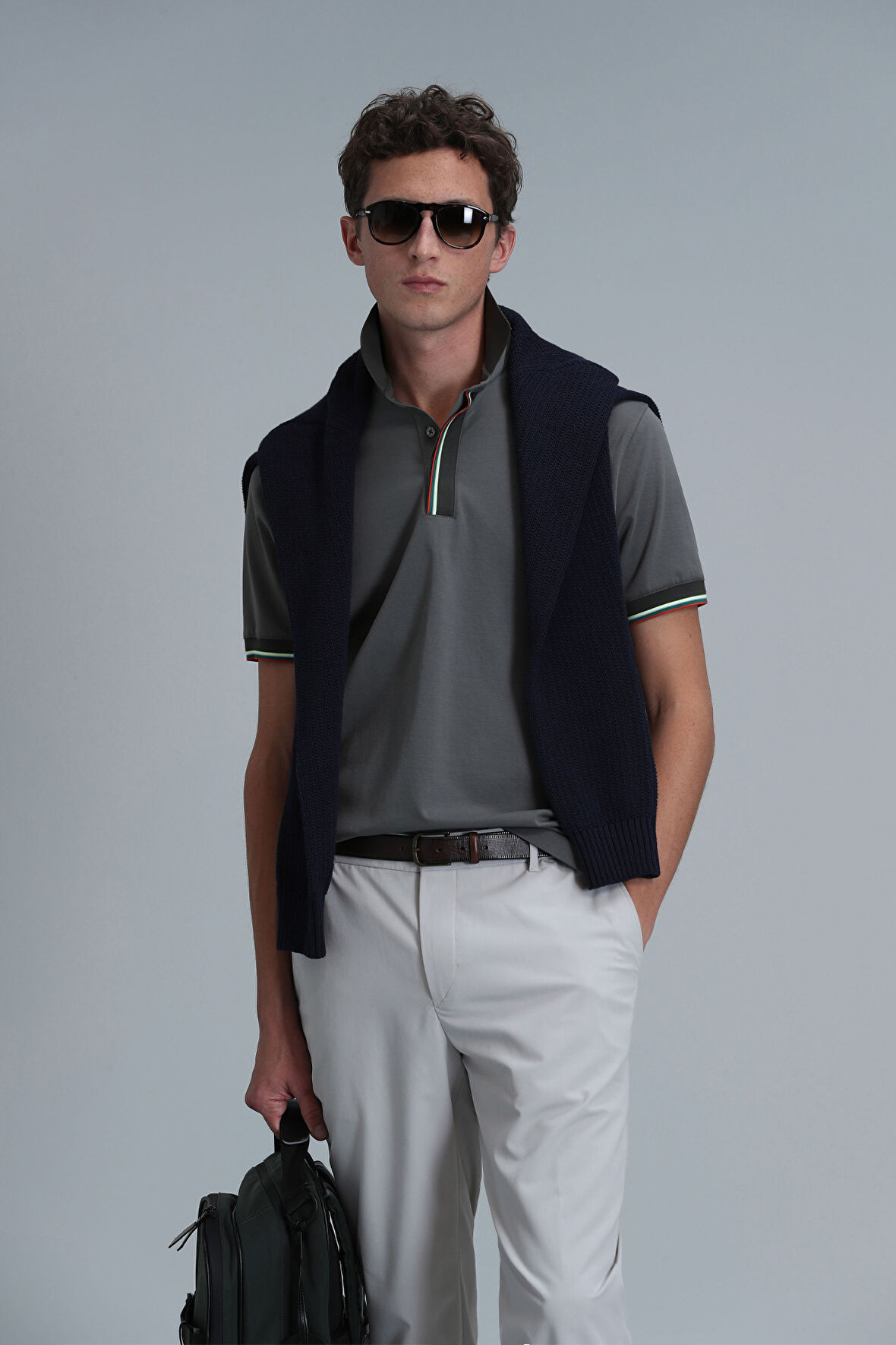 Lufian Erkek Warm Smart Polo T-Shirt 111040182 Yeşil