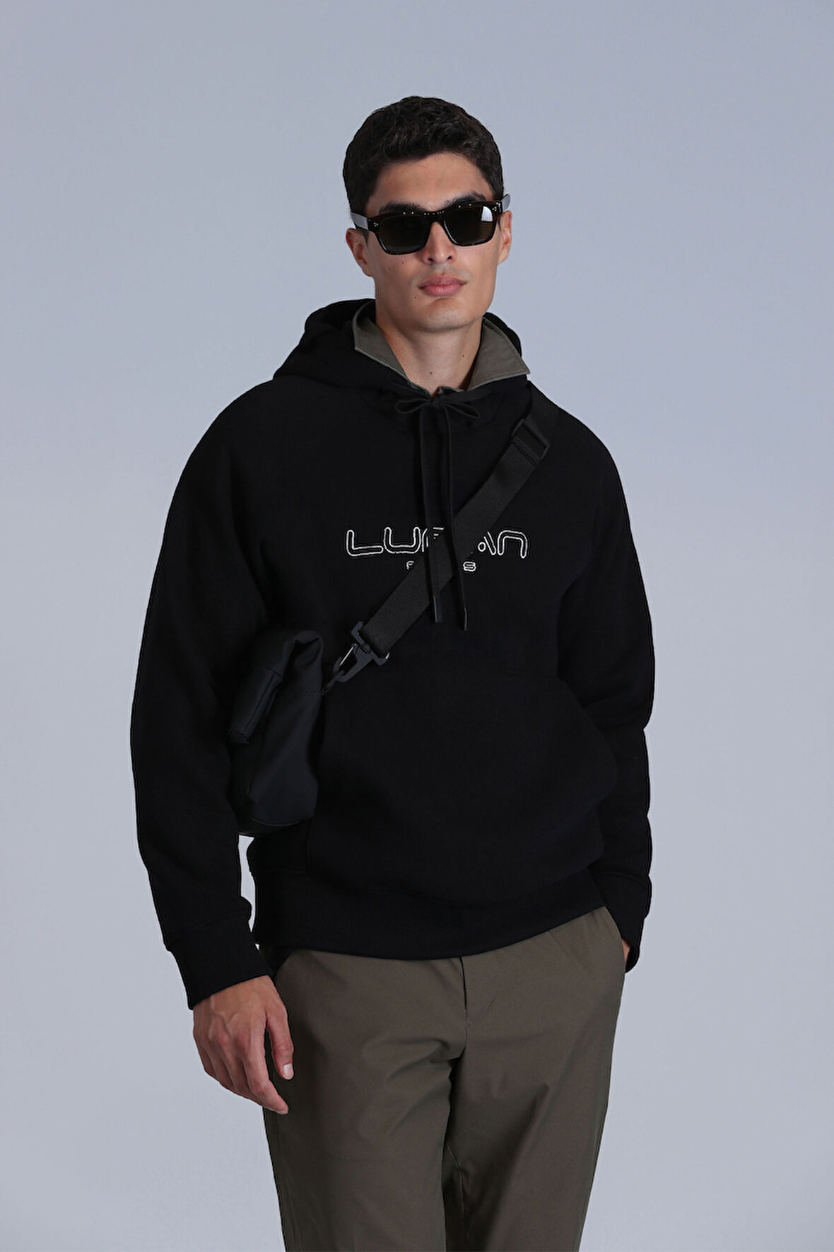 Lufian Erkek Brave Sweatshirt 112030152 Siyah