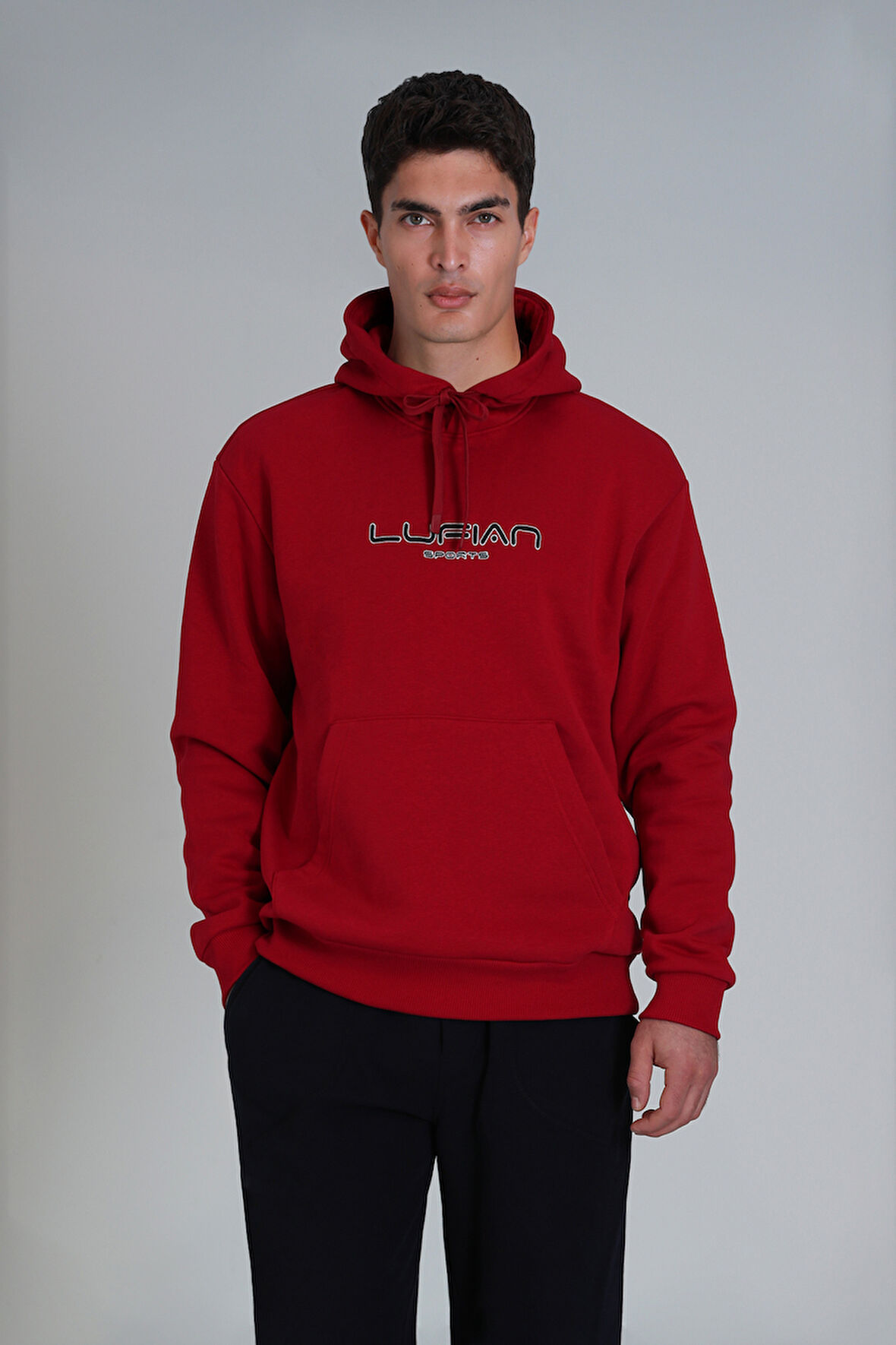 Lufian Erkek Brave Sweatshirt 112030152 Kırmızı