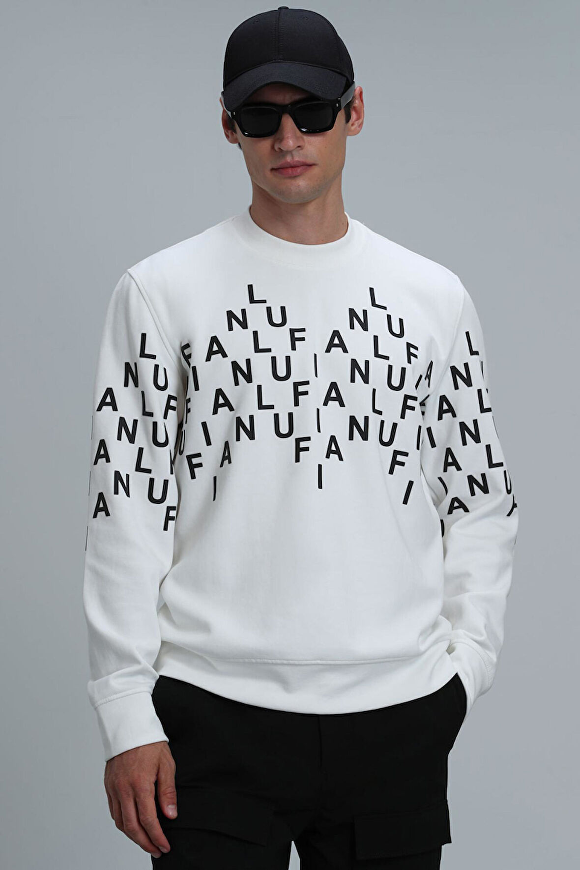 Lufian 112030159 Rose Erkek Sweat Shırt