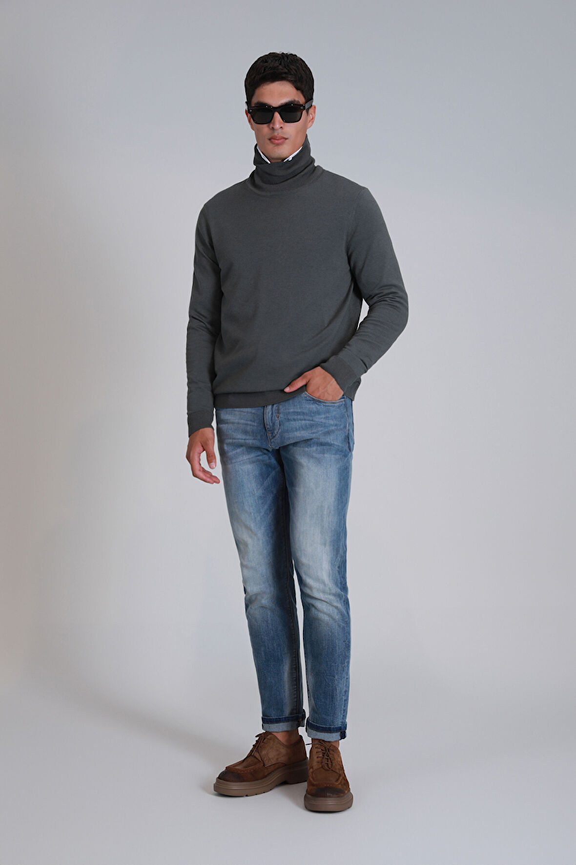 Axel Smart Jean Erkek Pantolon Slim Fit Mavi