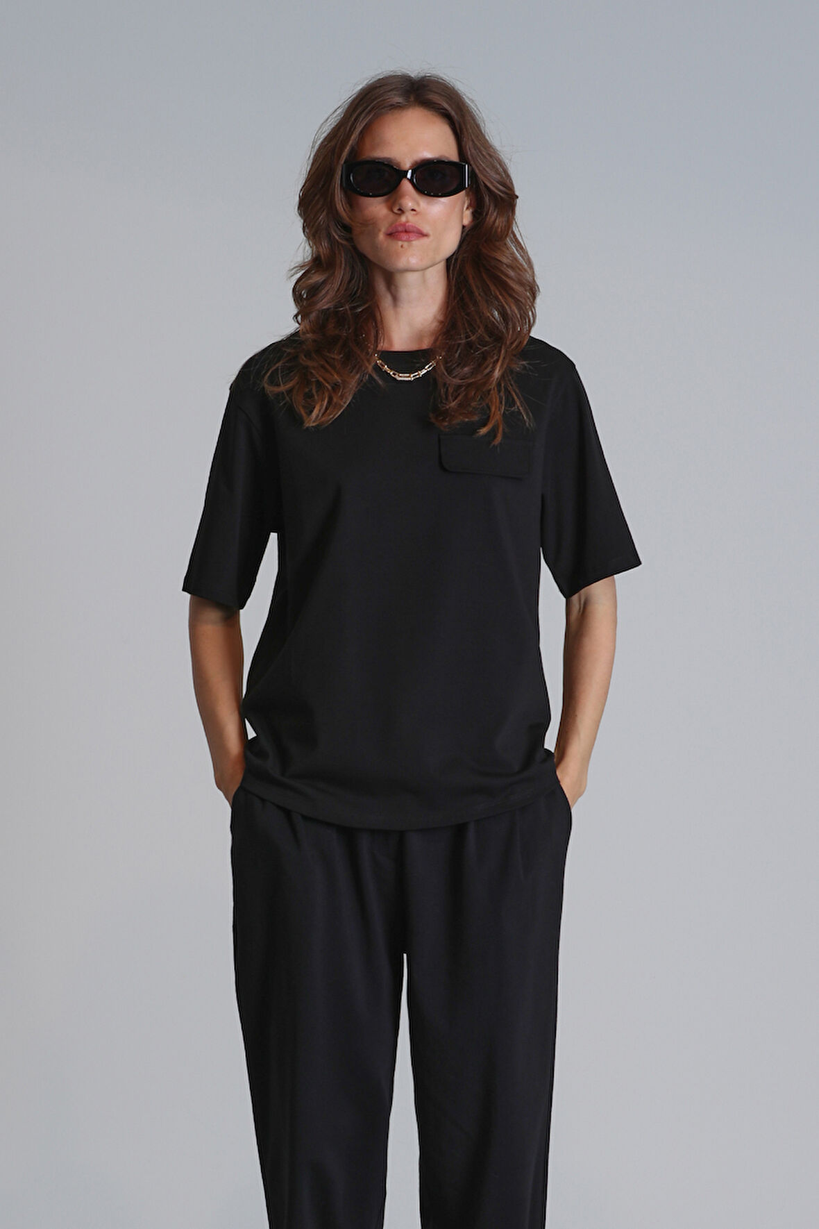 Veronıca Kadın T- Shırt Regular Fit Siyah