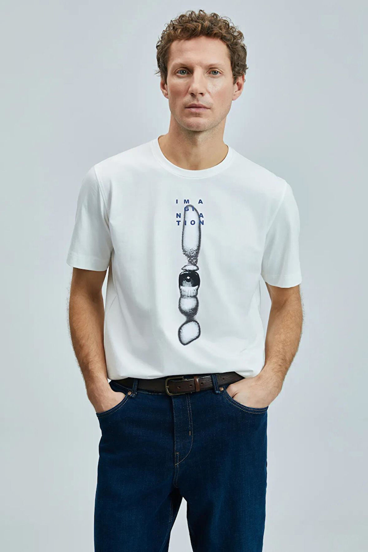 Lufian Eye Modern Grafik Erkek T-Shirt 111020247