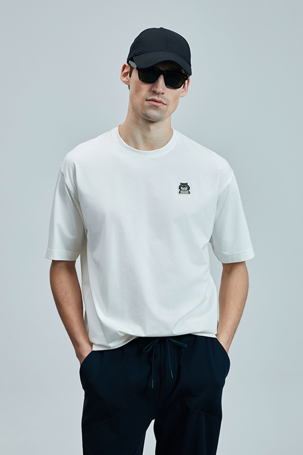 Lufian 111020251 Nımbus Modern Grafik Tişort Erkek T-Shirt