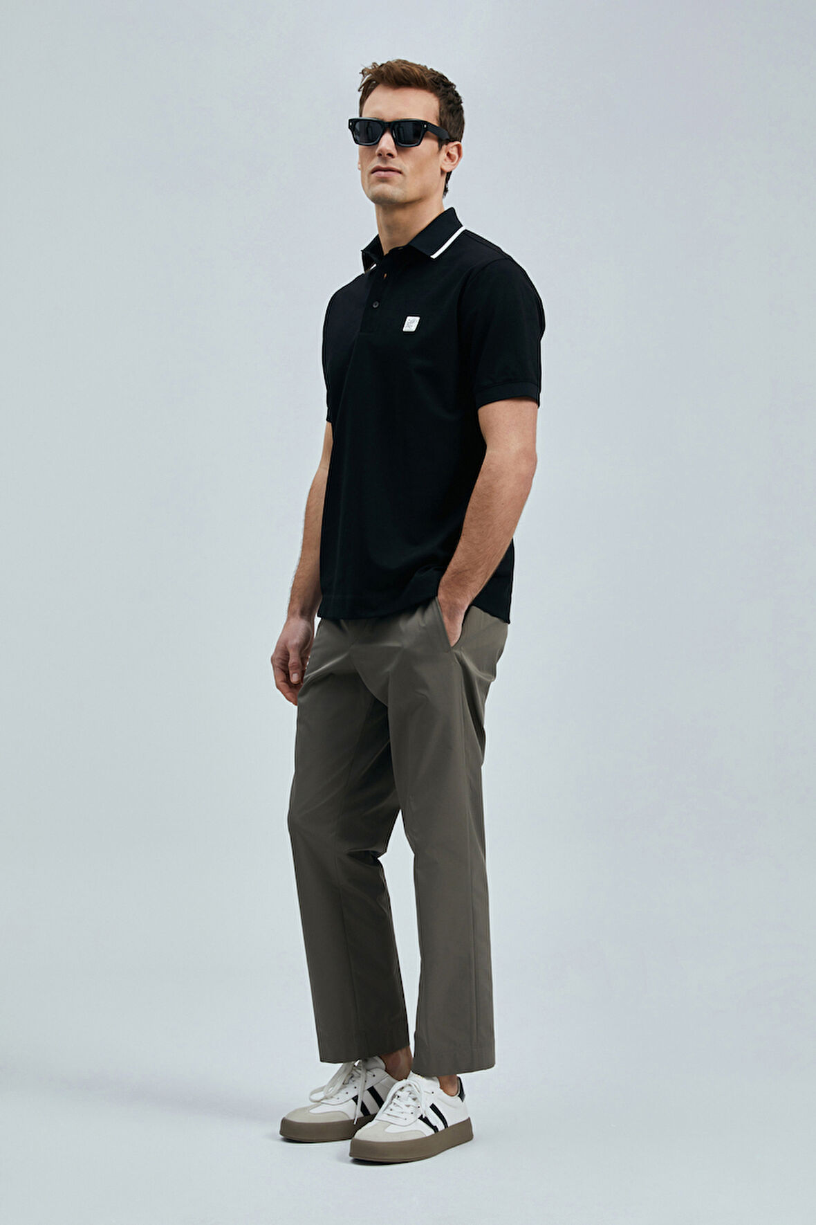 Lufian Erkek Echo Smart Polo T-Shirt 111040211 Siyah