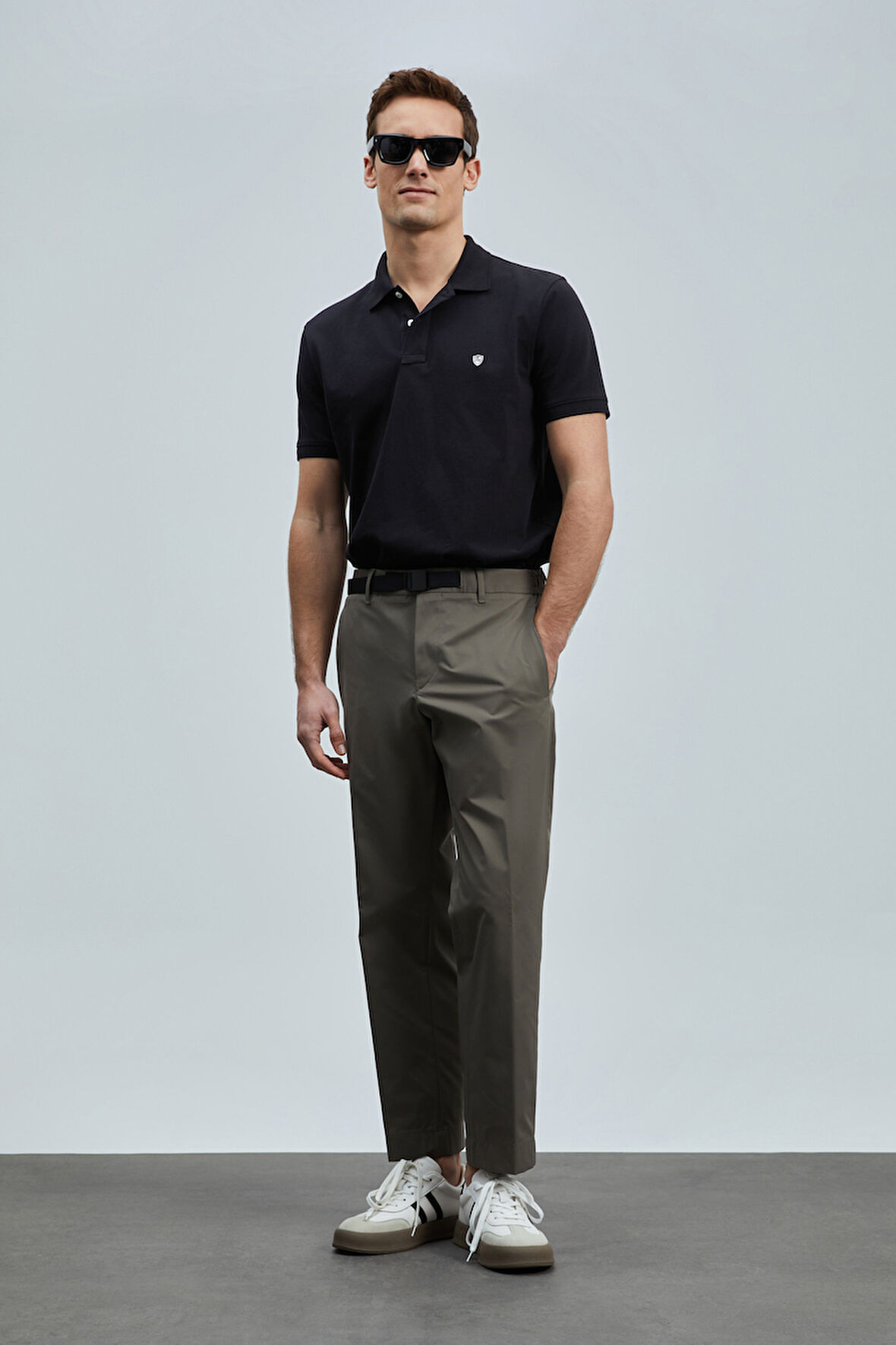 Lufian Erkek Laon Smart Polo T-Shirt 111040206 Siyah