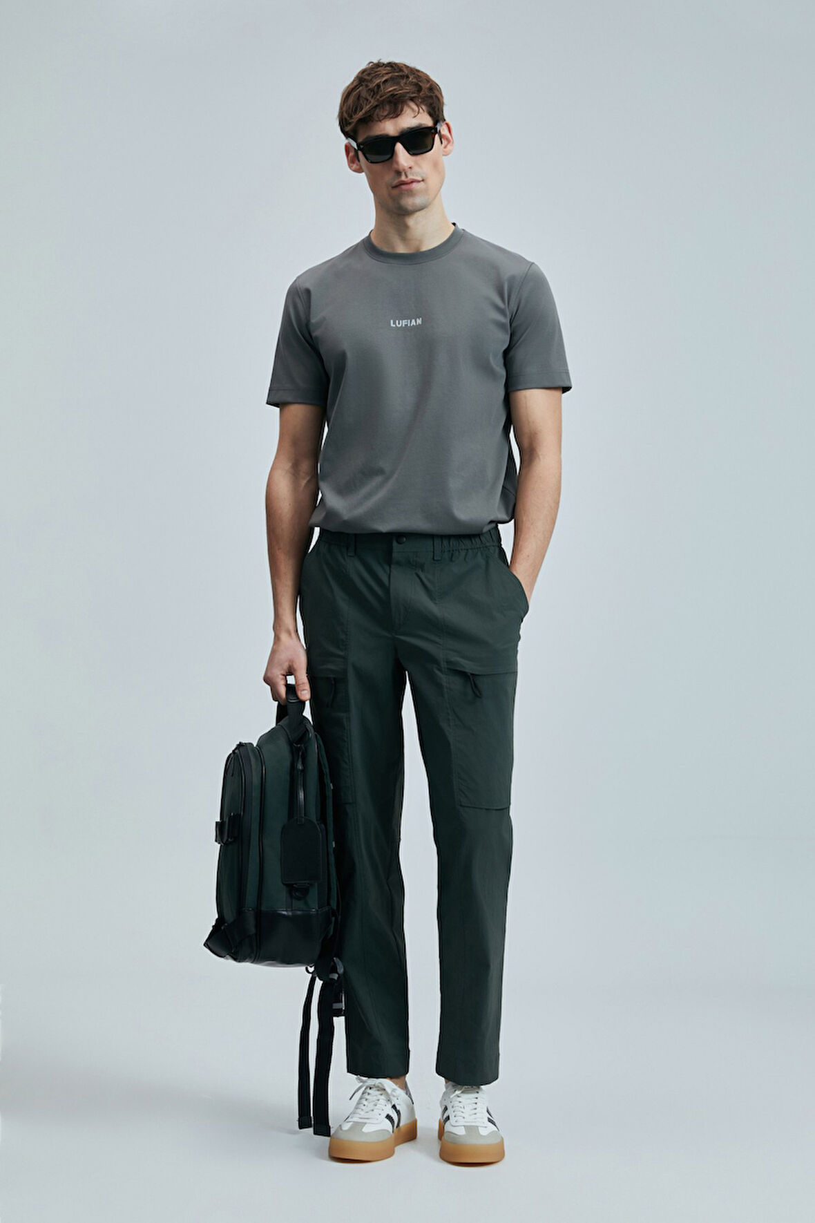 Marcus Modern Grafik T- Shirt Koyu Yeşil