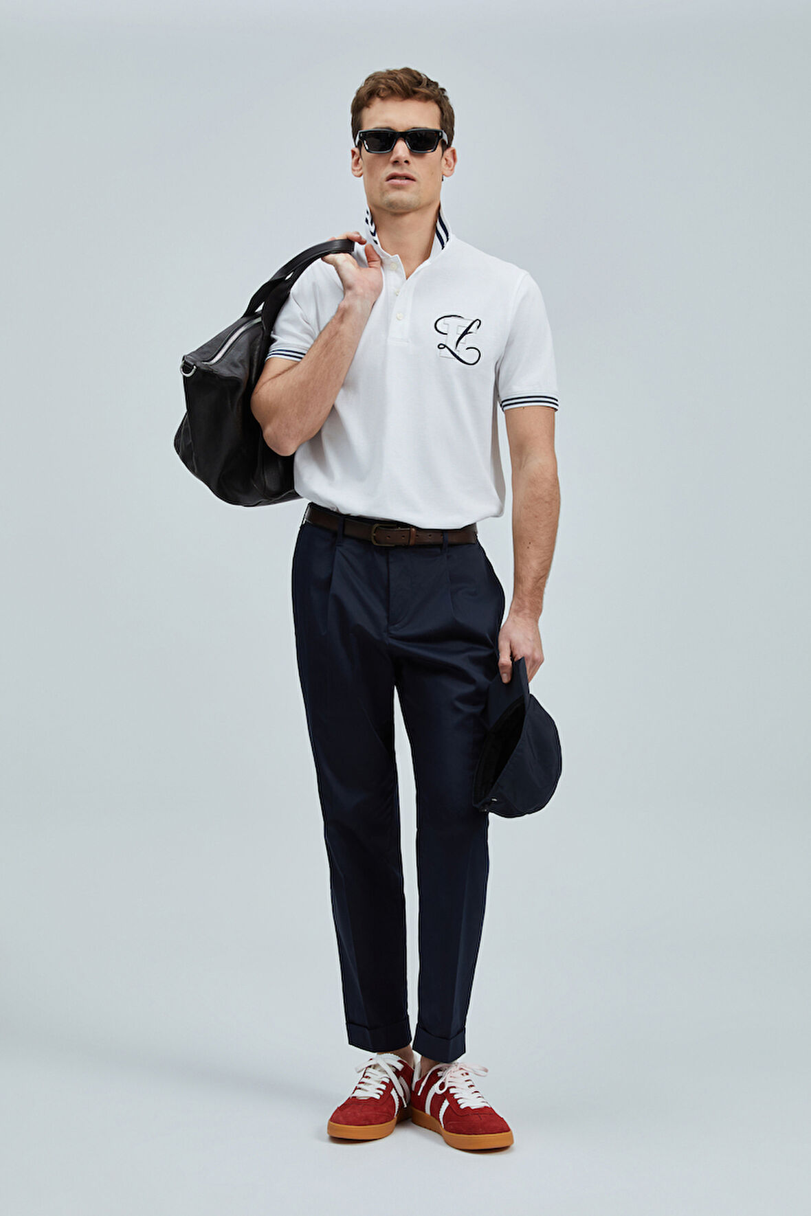 Lufian Erkek Everes Smart Polo T-Shirt 111040216 Beyaz