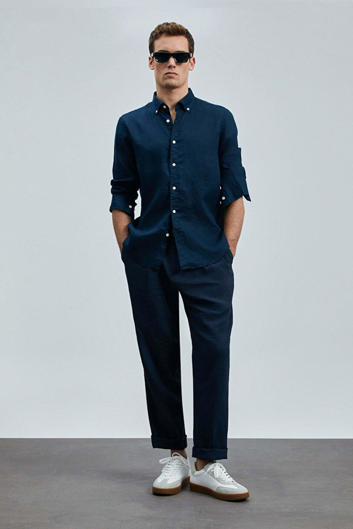 Lufian Pitaya Erkek Keten Gömlek