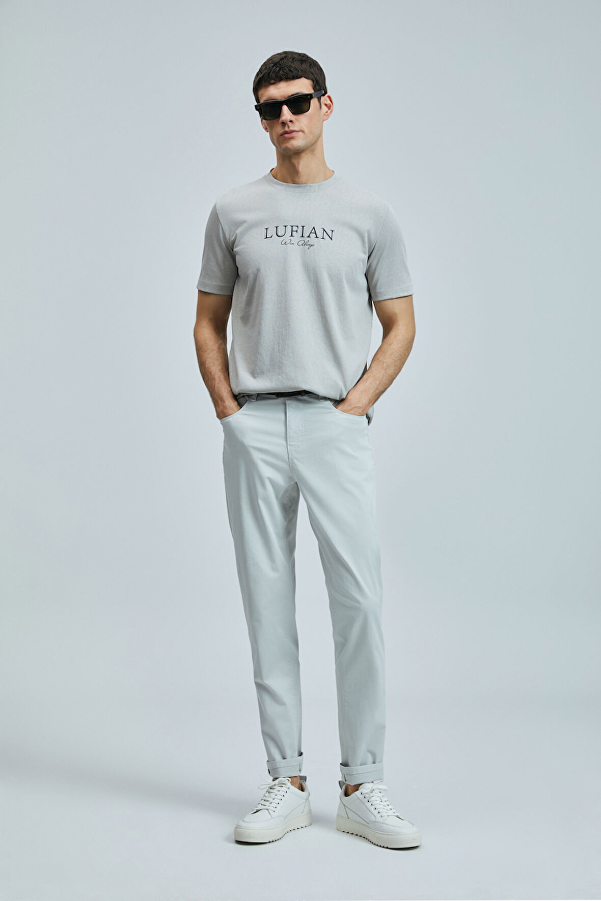 Lufian 111020238 Love Modern Grafik T- Shirt Erkek Tişort