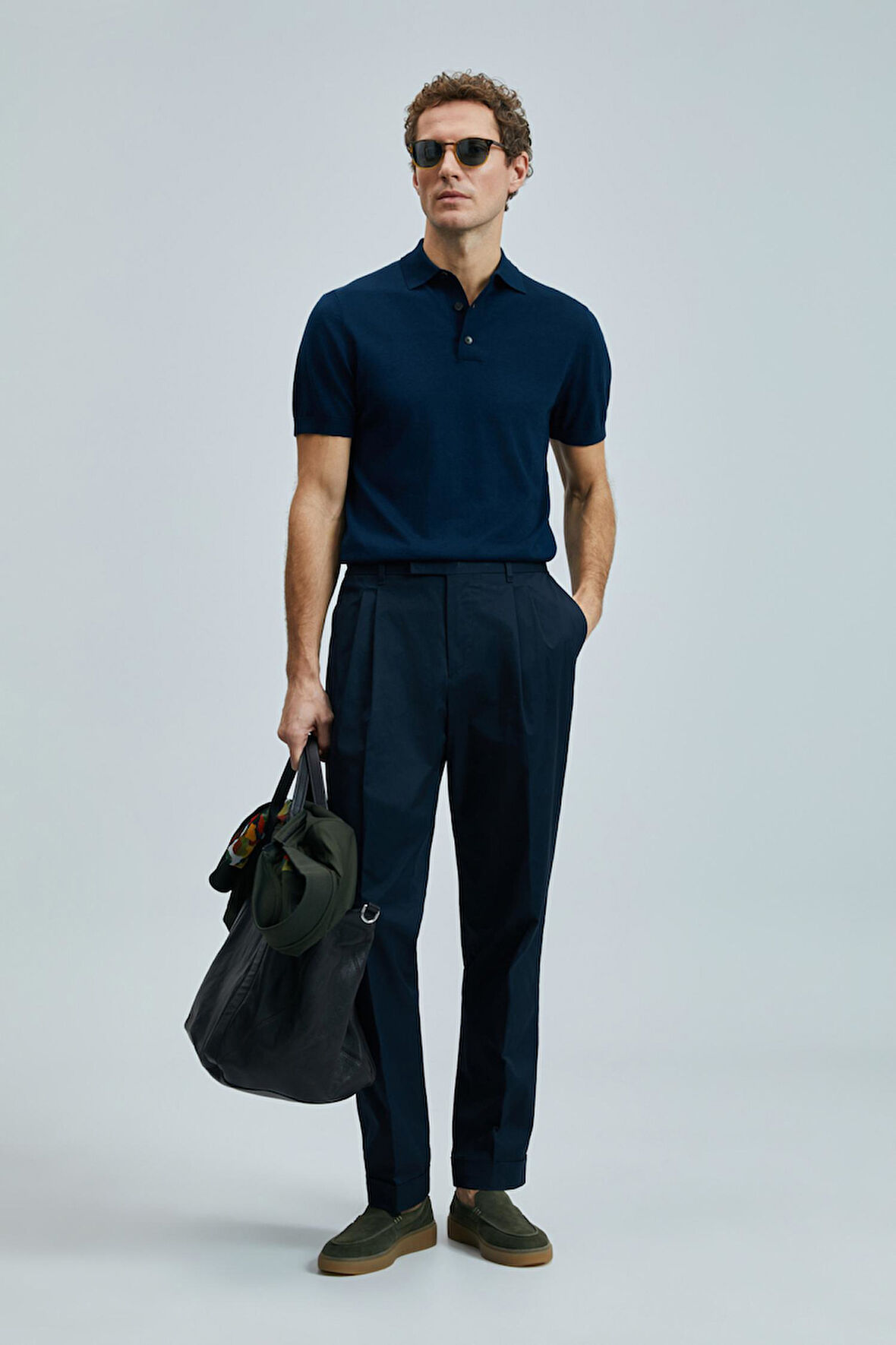 Lufian Derek Erkek Triko T-Shirt