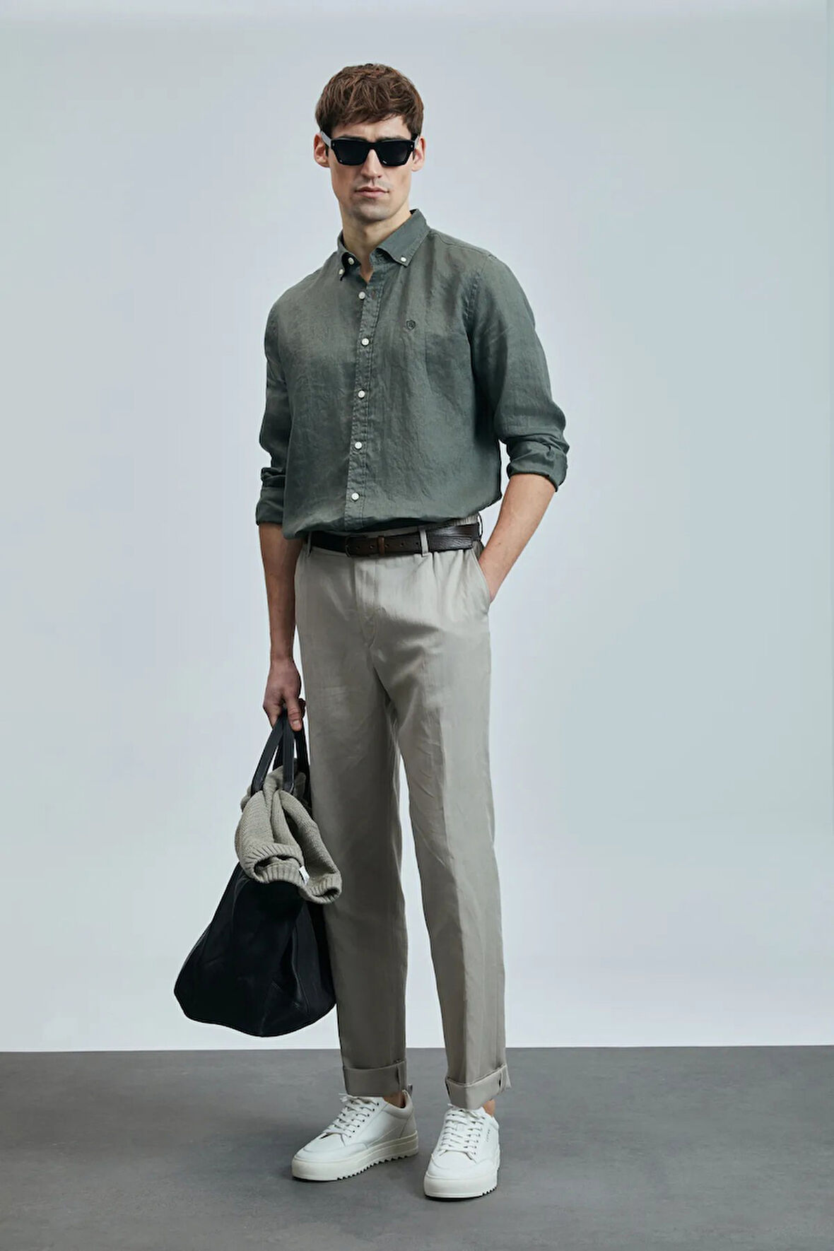Bert Smart Erkek Chino Pantolon Slim Fit Bej