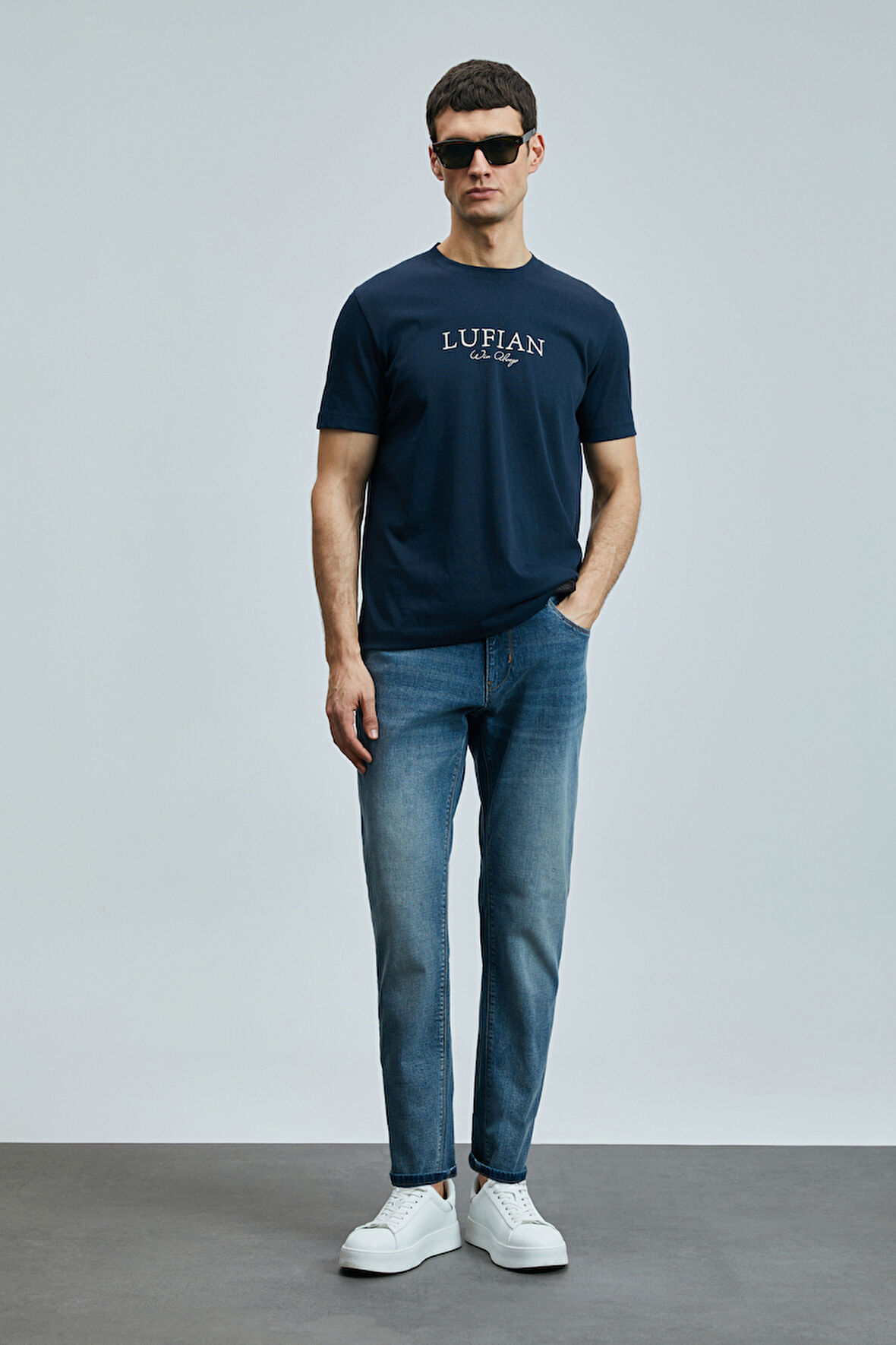 Lufian Bruno Smart Slim Fit Erkek Jean Pantolon 111200192