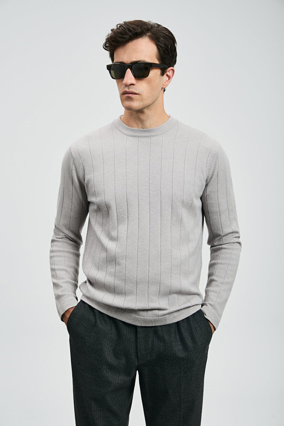 Lufian 112090155 Kent Kazak Erkek Sweatshirt