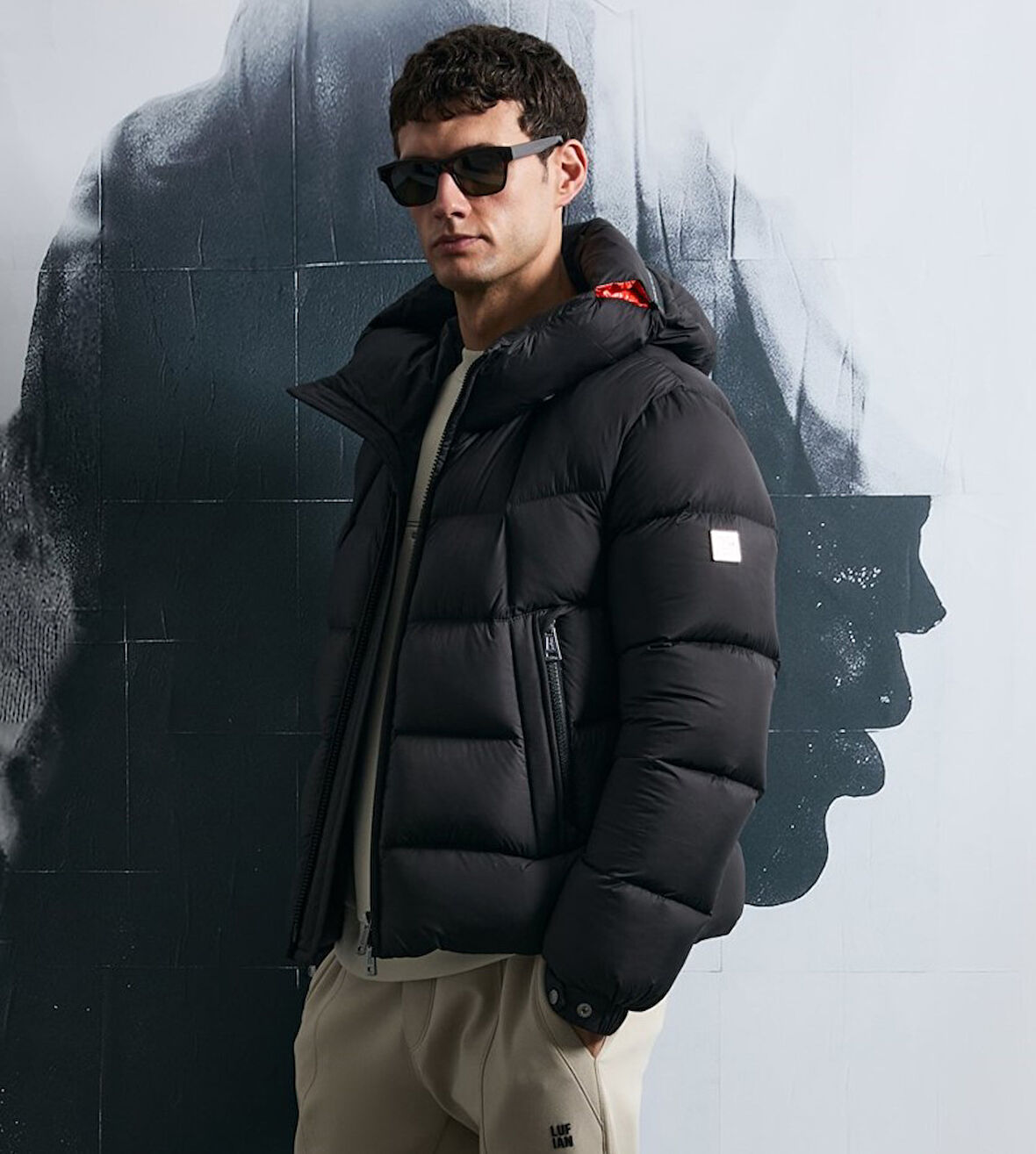 Lufian 112120251 Jacop Kaz Tüyü Erkek Mont