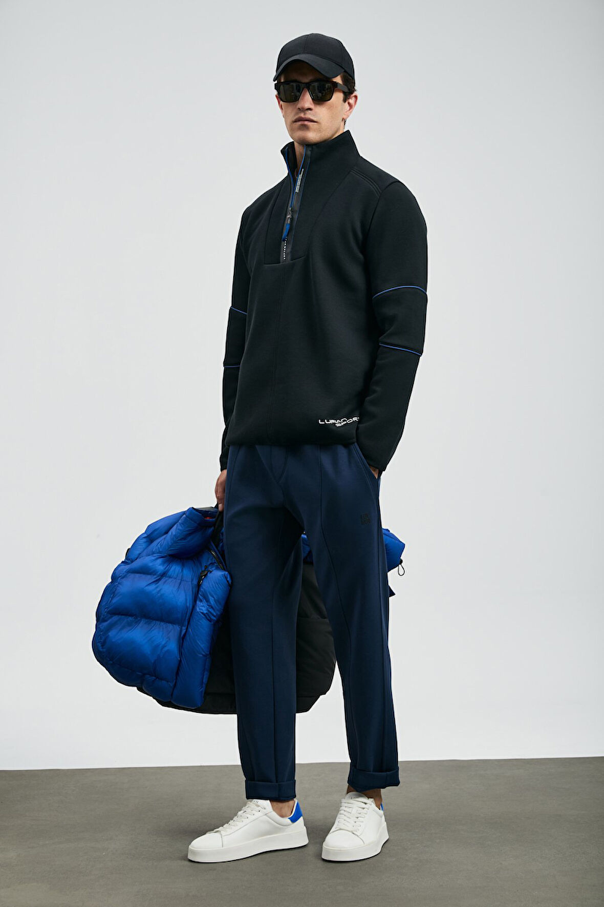 Lufian Erkek Art Sweatshirt 112030191 Siyah