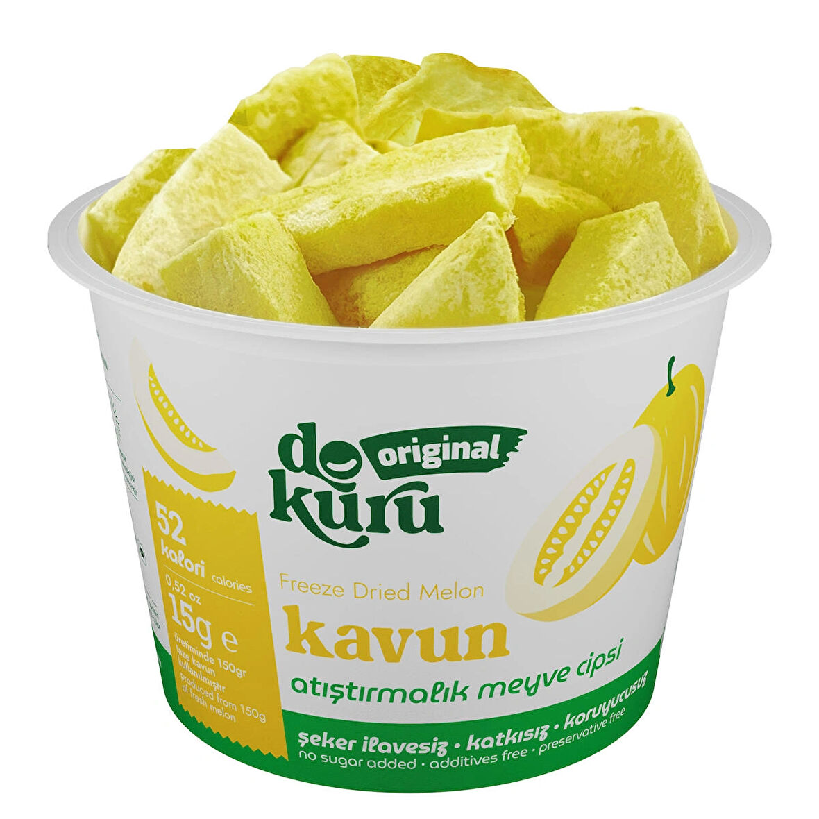 Dokuru Original Kavun Atıştırmalık Meyve Cipsi