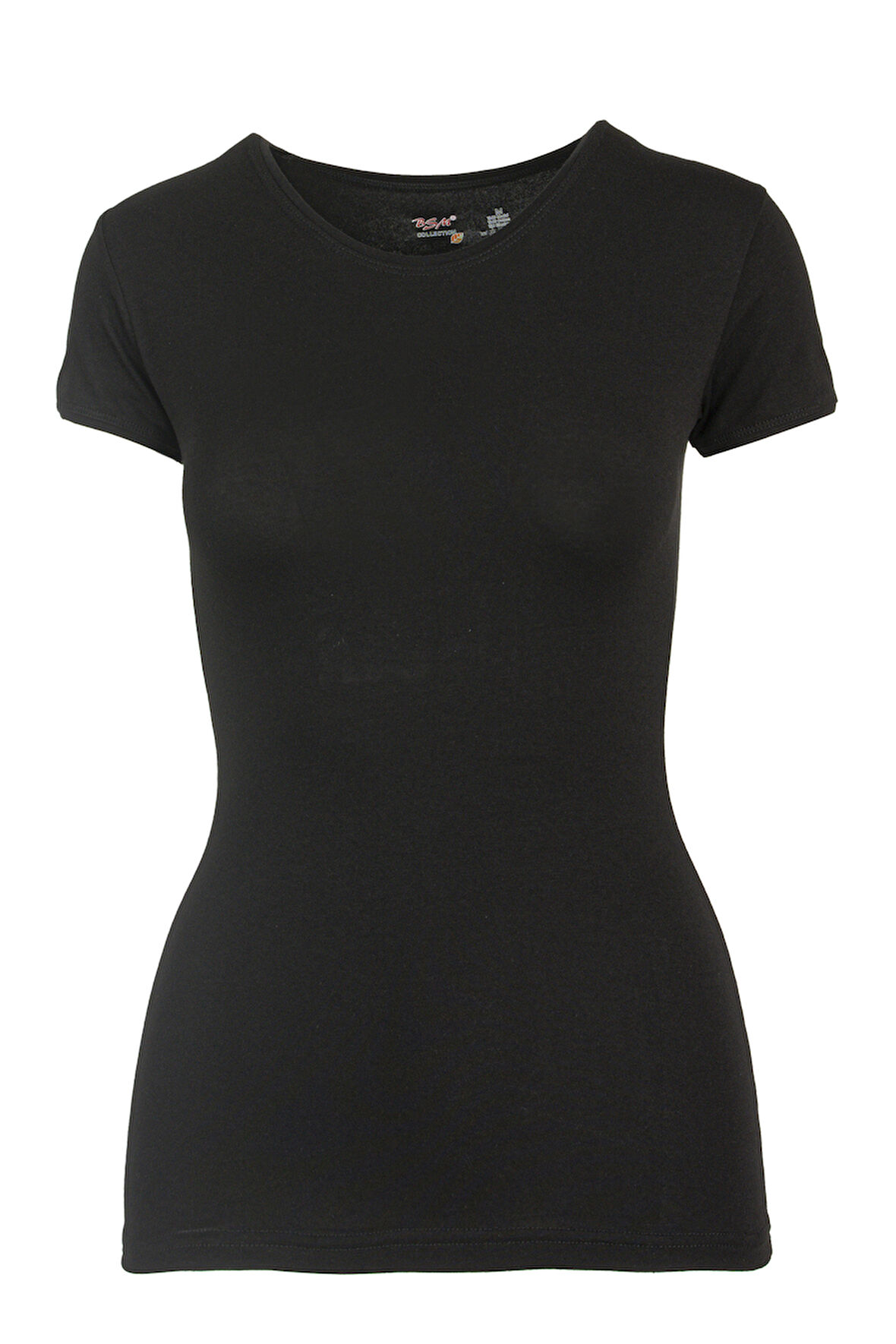 Bsm Kadın Modal S Yaka Kısa Kol Body 46503 