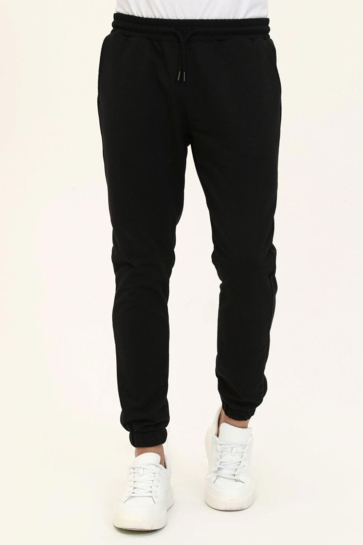 defy's ERKEK FLETO CEP DETAYLI JOGGER SİYAH - M