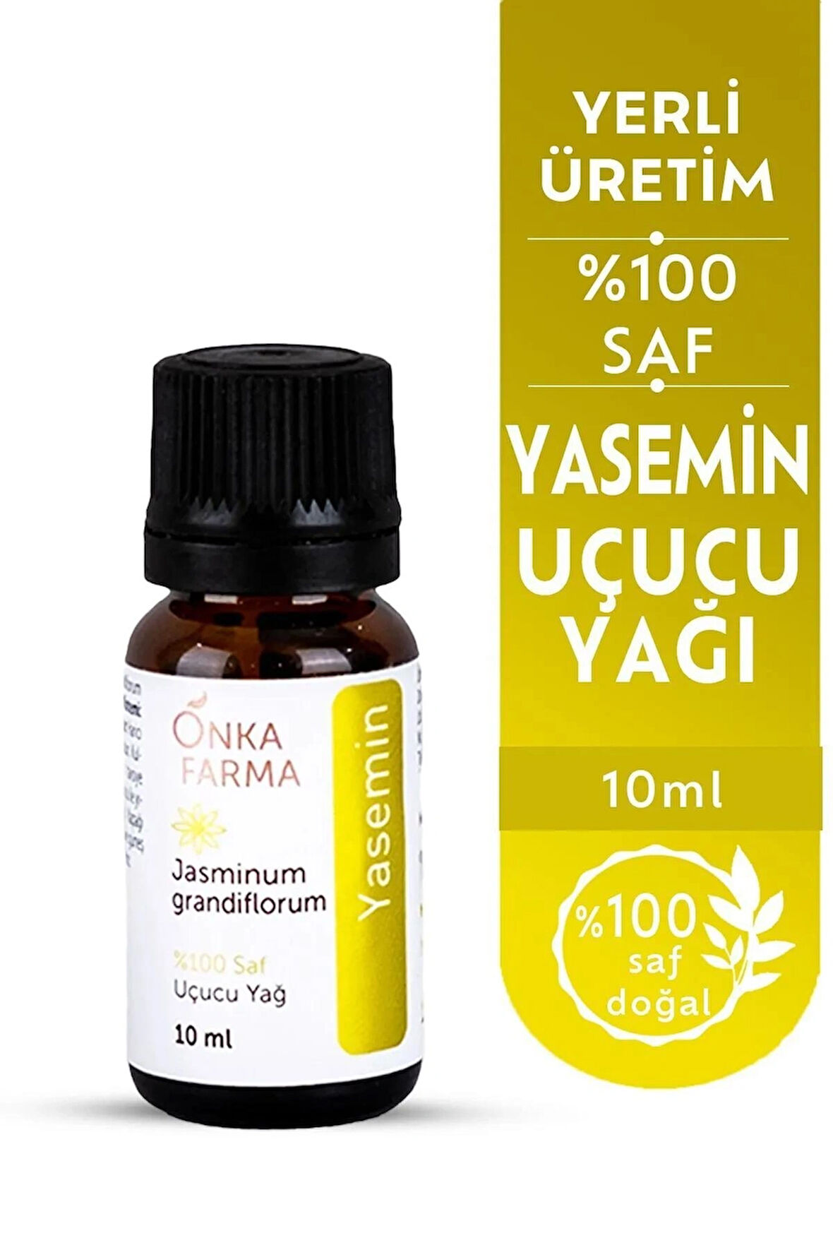 Onka Farma Yasemin Yağı - %100 Saf Ve Doğal Katkısız Uçucu Yağ - 10 ml