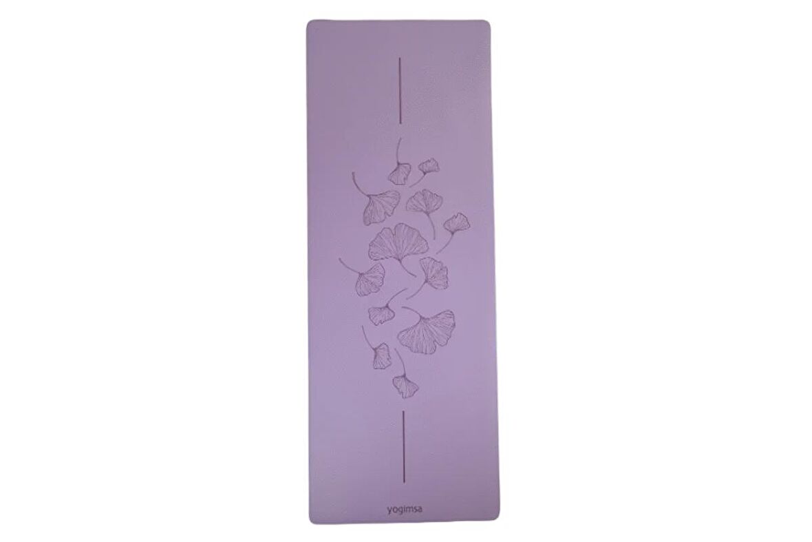 Ginkgo Series Mor -Anti-Slip Yoga ve Pilates Matı