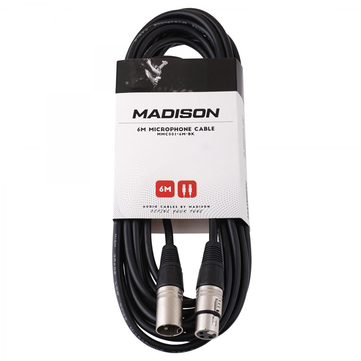 Madison MMC001-6M-BK Mikrofon Kablosu 6 Metre- SİYAH