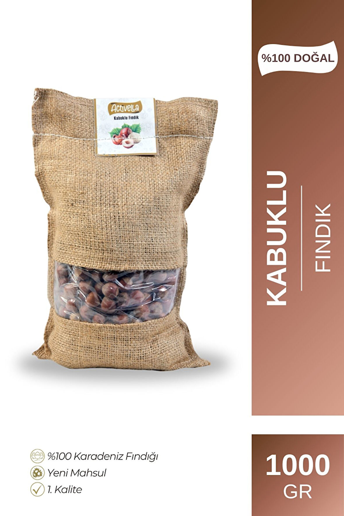 Activella Kabuklu Fındık 1000gr