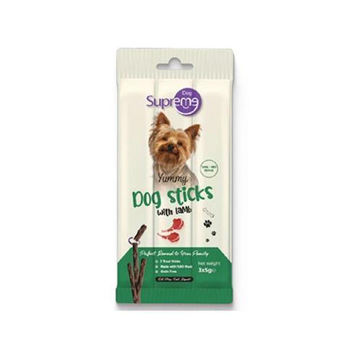 Supreme Dog Sticks Kuzulu Köpek Ödül 3*5 Gr