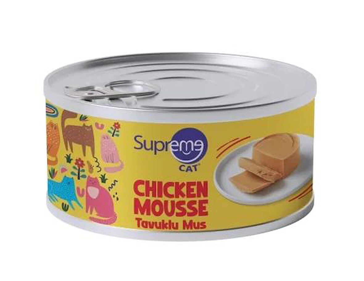 Supreme Cat Tavuklu Yaş Kedi Mamasi 85 Gr