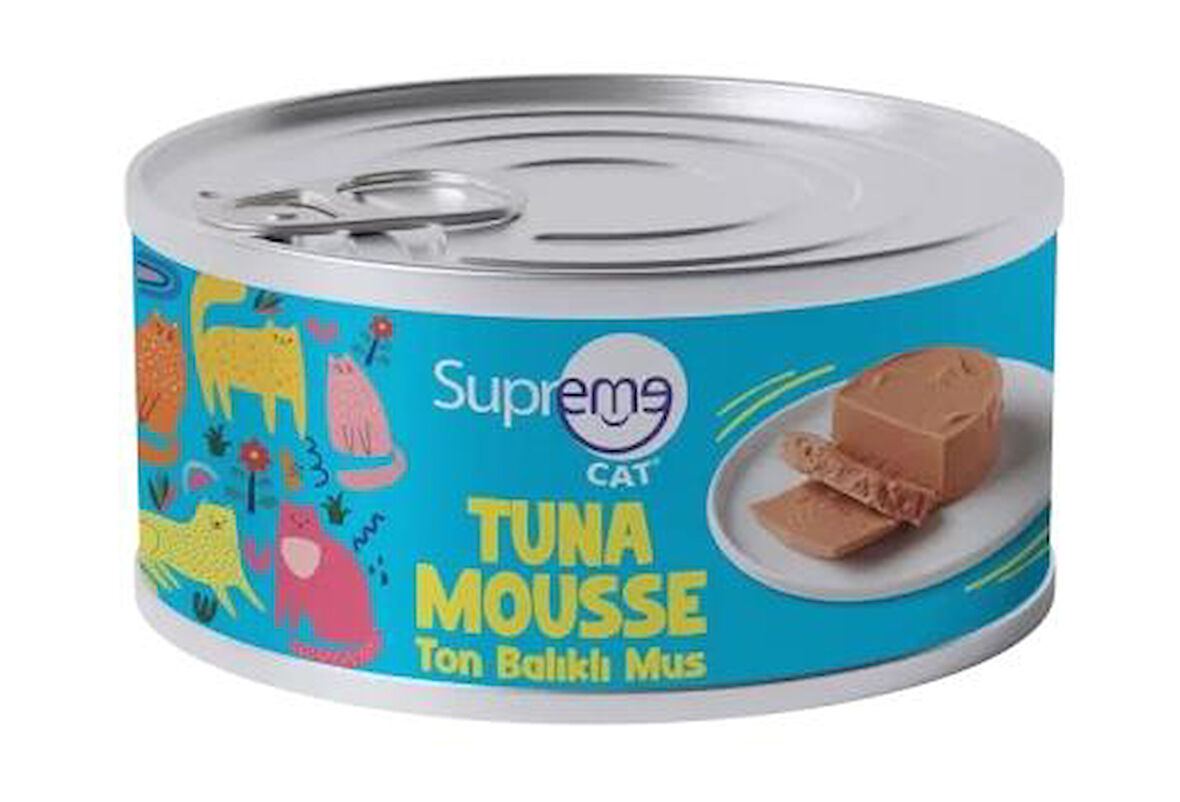 Supreme Cat Ton Balıklı Yaş Kedi Maması 85 Gr