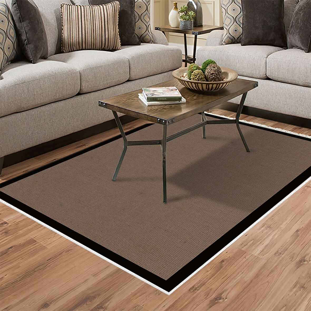 Alanur Home Kaymaz Taban Djt Banyo Mutfak Salon Halı  Trend Dokuma Desen E5001