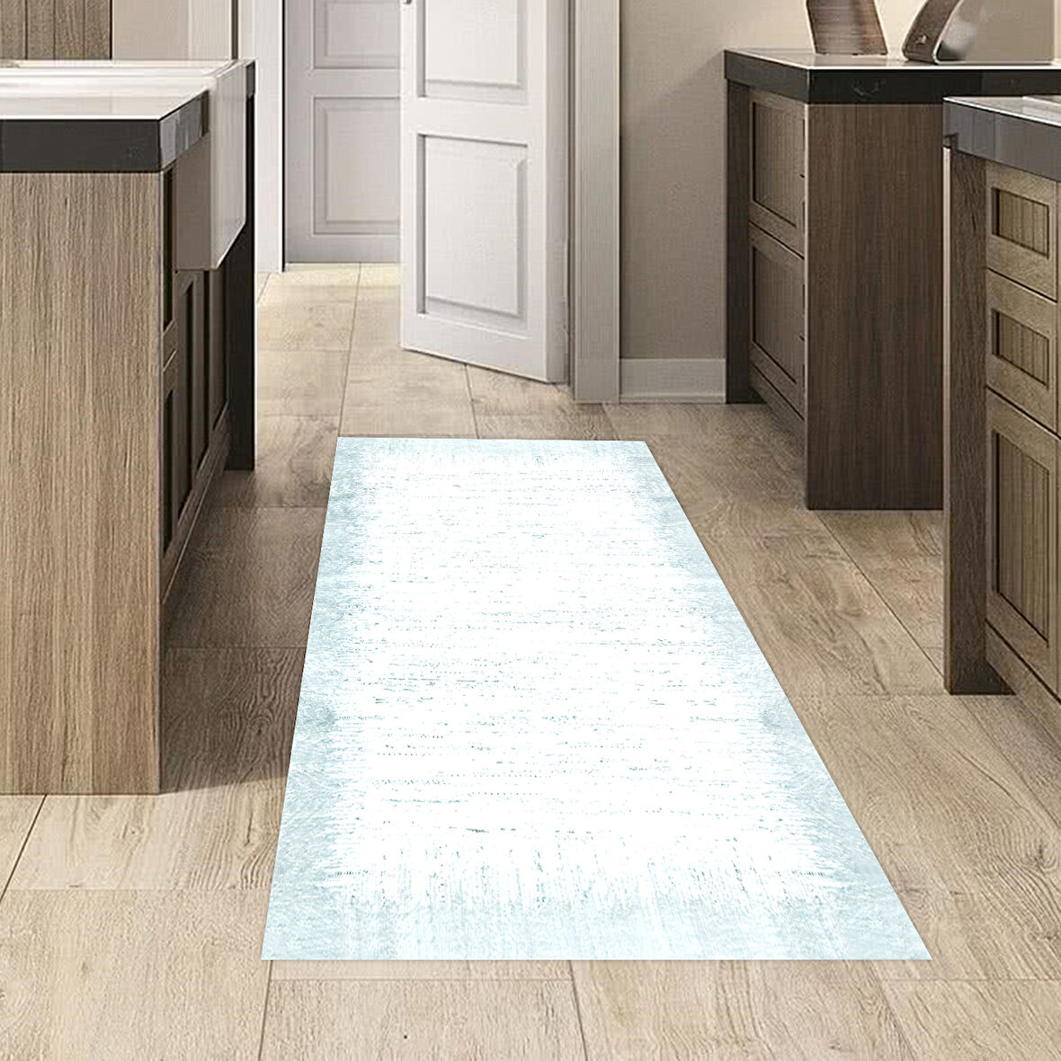 Dekoreko Kaymaz Taban Djt Mutfak Halısı Star Pamuk Modern 1342