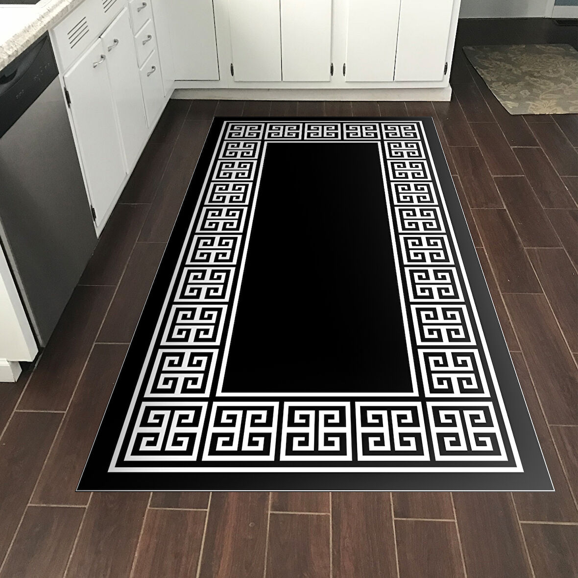 Dekoreko Kaymaz Taban Djt Mutfak Halısı Star Pamuk Modern 608M