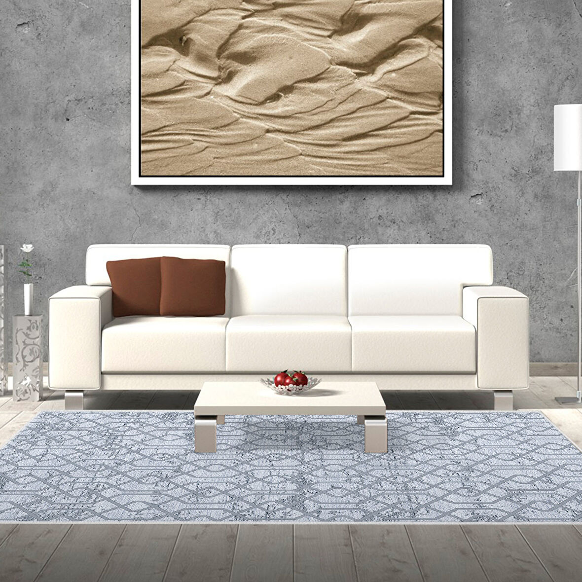 Dekoreko Kaymaz Taban Djt Salon Halısı Trend Modern 757