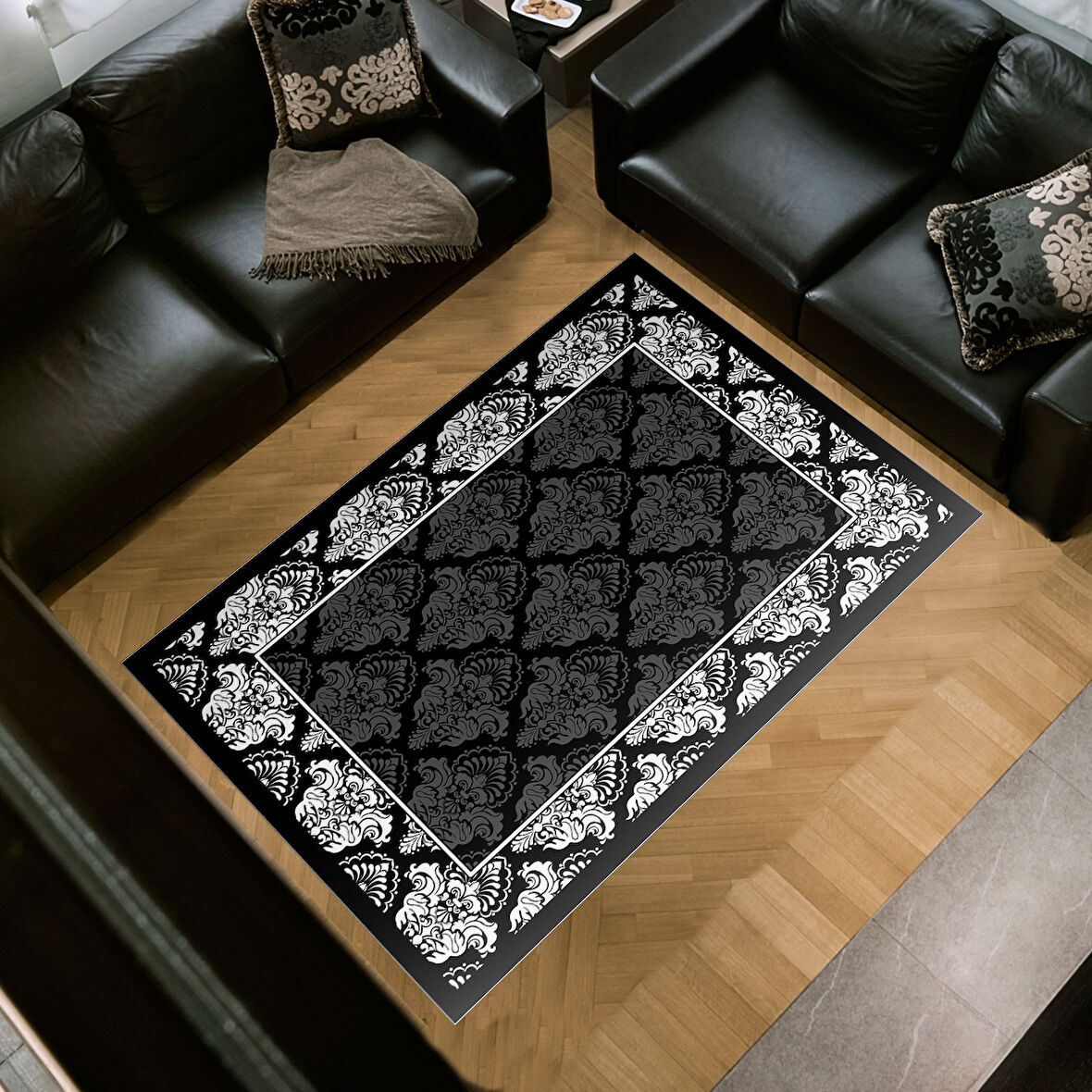 Dekoreko Kaymaz Taban Djt Salon Halısı Trend Modern 700M